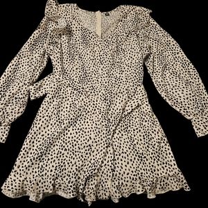 Polka dot short jumpsuit